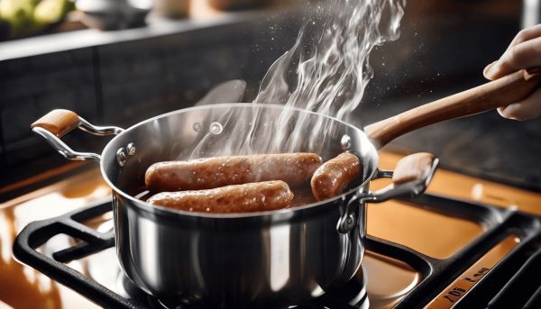 Maîtriser la cuisson des saucisses knack dans l’eau frémissante